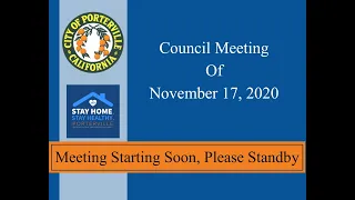 City Council Meeting of November 17, 2020