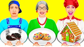 Reto De Cocina Yo vs Abuela | Gadgets y Trucos Secretos Fáciles por TeenChallenge