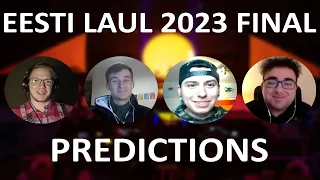 Eesti Laul 2023 FINAL PREDICTIONS (Ft. Jude Kennedy, Quinto, Shauunzers)