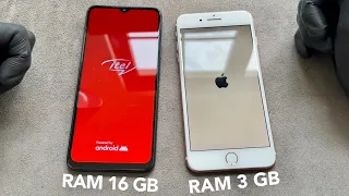 Kaget Banget Sama Hasilnya, itel RAM 16 GB VS iPhone jadul RAM Cuman 3 GB