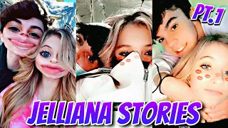 ALL JELLIANA SNAPCHAT AND INSTAGRAM STORIES PART 1💜 | Elliana Walmsley and Jentzen Ramirez