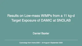 Daniel Baxter | Results on Low-Mass WIMPs from a 11 kg-d Target Exposure of DAMIC at SNOLAB