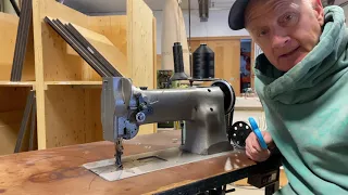 Don't dump the clutch! Slowing down an industrial walking foot sewing machine.