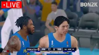 SOUTH SUDAN vs GILAS PILIPINAS | FIBA WORLD CUP | Feb. 18, 2023 | FIBA2K SIMULATION GAME #fiba2k