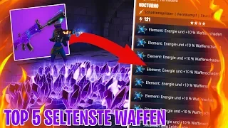 TOP 5 - WAFFEN DIE ZU SELTEN SIND, UM SIE ZU KENNEN! 😱 SELTENE WAFFEN in RDW 🔥 Fortnite RDW