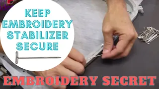 How to Securely Set Your Embroidery Stabilizer & Fabric in the Hoop