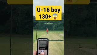 16 years old boy 130+kph medium pacer 💯 fast Bowling practice #shorts