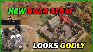 Age of Empires 4 - Bee's Rus Boar Strat Looks Incredible!