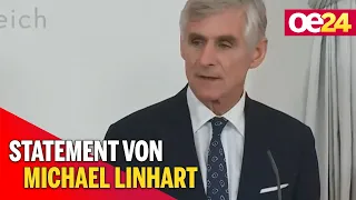 Michael Linhart: Pressefoyer nach dem Ministerrat