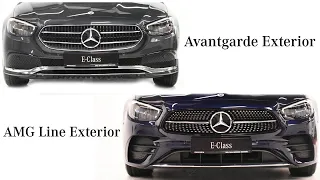 2021 E-Class Avantgarde vs. AMG Line #MercedesBenz