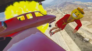 CORREDORES vs AVIONES!! INCREIBLE JUGADA! - GTA V ONLINE