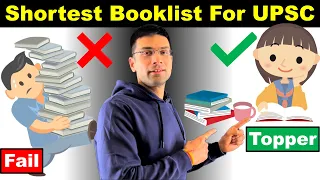 Shortest Booklist for UPSC IAS Exam | UPSC Topper बनने के लिए सबसे छोटी Book list | Gaurav Kaushal