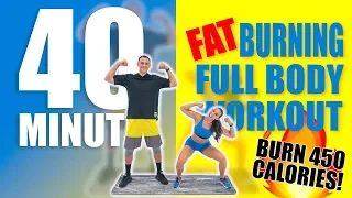 40 Minute FAT BURNING FULL BODY Workout 🔥Burn 450 Calories!🔥