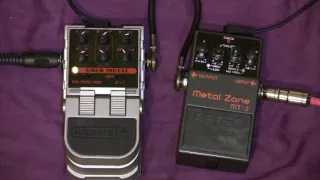 Boss Metal Zone Vs Line 6 Uber Metal Distortion Pedals A Flat Active Pickups