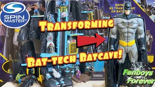 Batman IS the Batcave?!  Spin Master Bat Tech Batcave Review!