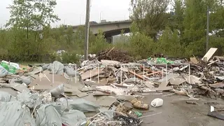 Территория бывшего Карповского ранка превращается в нелегальную свалку