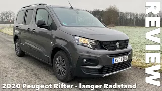 2020 Peugeot Rifter L2 Fahrbericht Test Review Probefahrt Meinung Kritik Kaufberatung