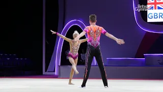 Cowler, Jaggers - Mixed Pair Dynamic Final - 2019 Acrobatic European Championships