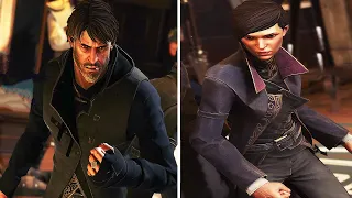 dishonored 2 - Corvo VS Emily Opening Difference