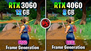 ✅ RTX 3060 vs RTX 4060 ✅ TEST en 10 JUEGOS 🔴 FSR 3 MOD - FRAME GENERATION 🔴