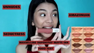 BRUTALLY HONEST REVIEW: MAYBELLINE SUPERSTAY MATTE INK UN NUDES BEST SHADES | REVIEW + WEAR TEST