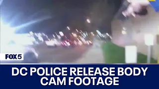 DC police release body-worn camera footage showing officer shoot man during chaotic foot chase