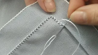 КРАСИВАЯ обробка края изделия| Hand embroidery|