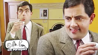 Lavanderia Mr Bean | Clipes engraçados do Mr. Bean | Mr Bean em Português