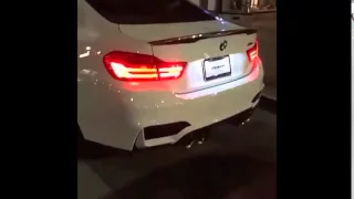 BMW M4 sound звук выхлопа