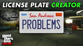 License Plate Creator Not Working - POSSIBLE FIXES! (GTA Online Custom Plates)