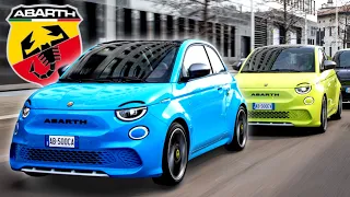 2023 Abarth 500e Electric Hot Hatch Media Test Drive