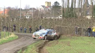 RALLY VAN HASPENGOUW 2024 (CRASH, VERY SLIPERY CORNER,  SHOW AND MISTAKES)