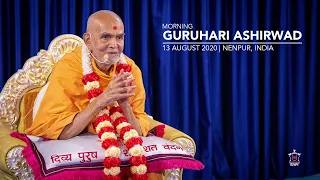 Guruhari Ashirwad, 13 Aug 2020, Nenpur, India