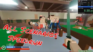 Paint the Town Red - 100% All Scenarios Speedrun [10:37.5]