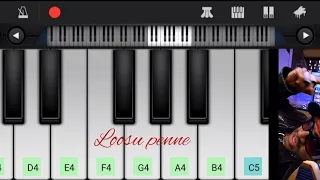 Vallavan Bgm piano|Loosu penne Bgm piano tutorial| Silambarasan| STR|Loosu penne Bgm|Piano king|U1