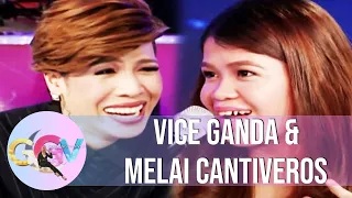 Vice Ganda laughs out loud while talking to Melai | GGV