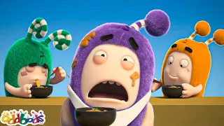 Busking For Sale | Oddbods - Food Adventures | Cartoons for Kids