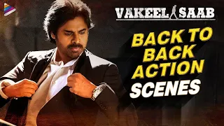 Vakeel Saab Movie Back To Back Action Scenes | Pawan Kalyan | Shruti Haasan | Thaman S | Dil Raju