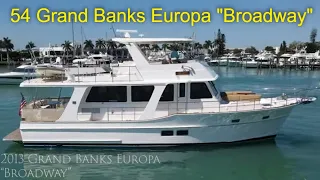 54 Grand Banks Europa "Broadway" Yacht Tour