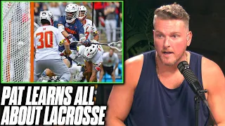 Pat McAfee Learns About Lacrosse