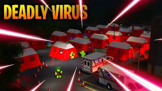 HAZMAT CONTAIN DEADLY VIRUS & ZOMBIES BREAK LOOSE! *CURE FAILS* ER:LC Roblox Realistic Roleplay