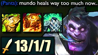 DR MUNDO REWORK IS INSANE!! How a Challenger Player found out the best way to play NEW MUNDO!