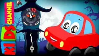 Little Red Car | The Clock Has Struck Thirteen | Halloween Songs For Children