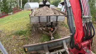 Day 4, building a small house pad. Time lapse