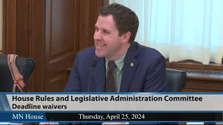 House Rules and Legislative Administration Committee 4/25/24