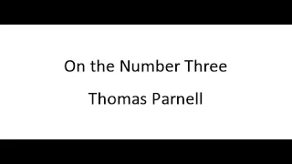 On the Castle of Dublin - Thomas Parnell