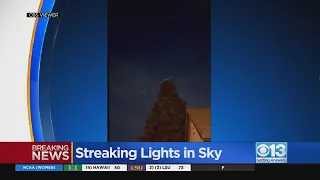 What were those lights seen in the Sacramento skies?