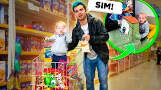 SIM PRA TUDO NO MERCADO COM O BEBE ! - Vida de Maloucos #13