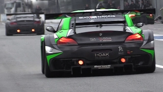 BMW Z4 GT3 RAW Sound at Monza Circuit!!