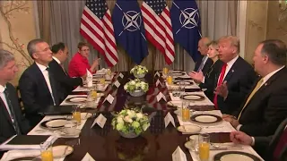 "Germany is a captive of Russia," says Trump during NATO meeting